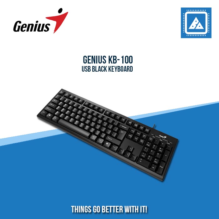 GENIUS KB-100 USB BLACK KEYBOARD GENIUS KB-100 USB BLACK KEYBOARD